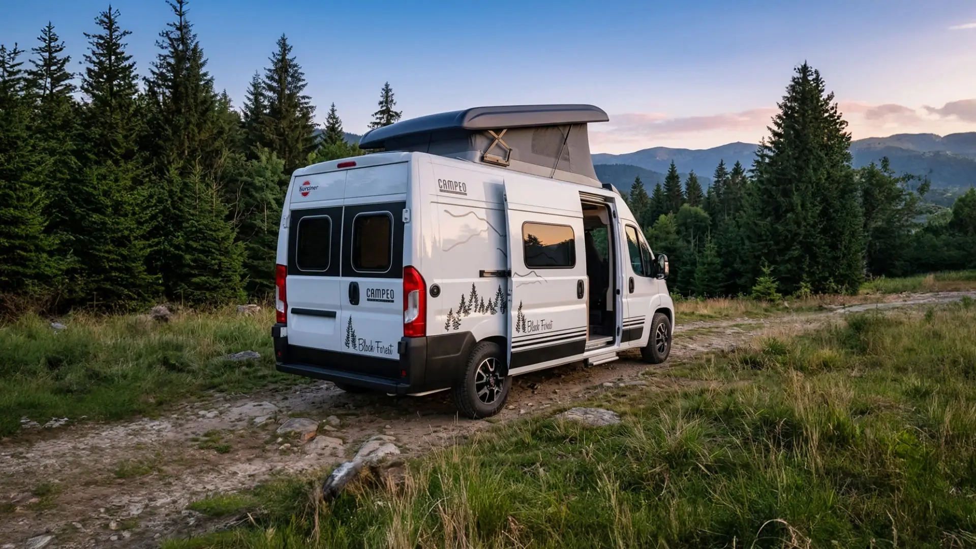 Bürstner Campeo C600 Black Forest s výklopnou strechou