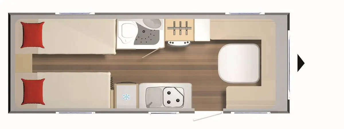 obytný príves Bürstner Premio Limited 530 TL 1700 kg